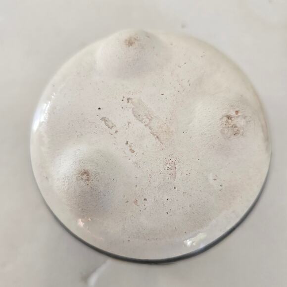 Vintage Tonala Mexico Small Covered Ceramic Trinket Box Yellow Bird Floral Boho - Picture 8 of 10